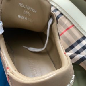 Burberry sneakers worn twice